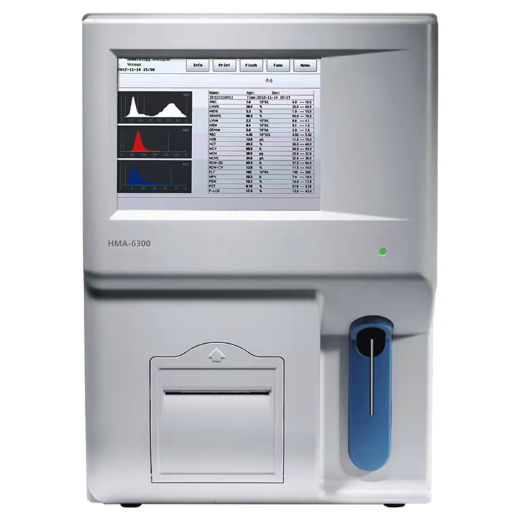 Three part differential hematology analyzer