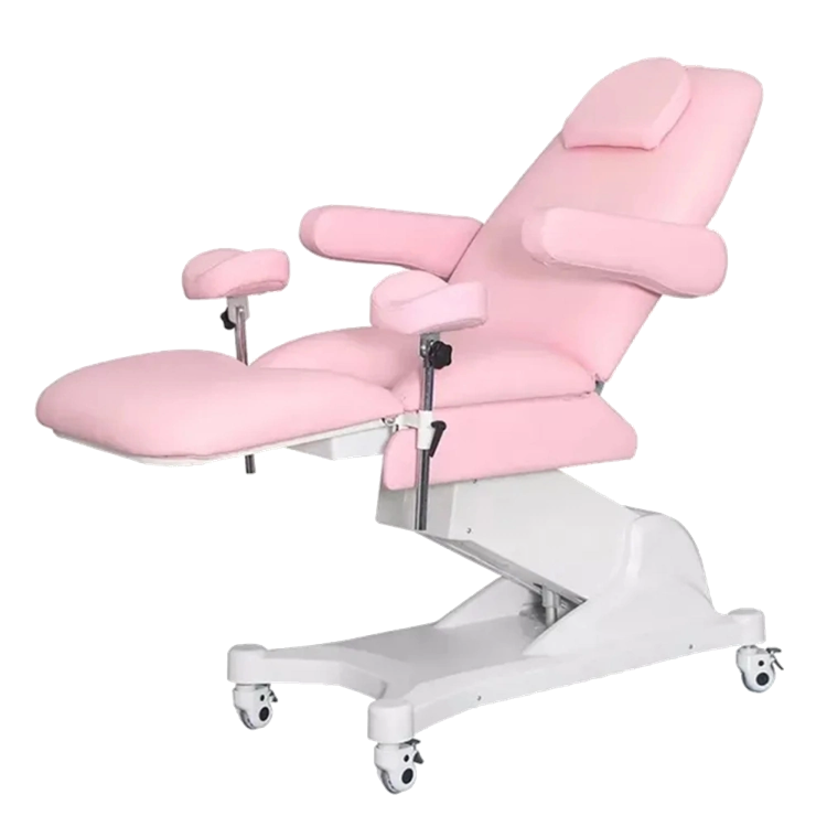 Automatic motorized gynecology examination bed