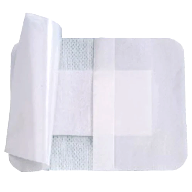 Spunlace non woven adhesive wound dressing